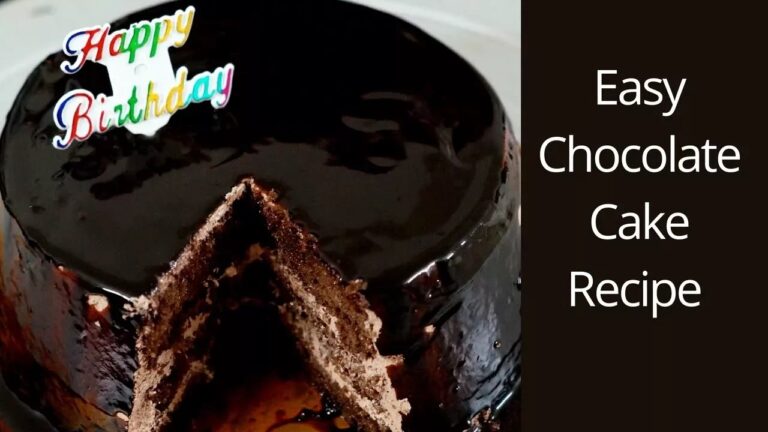 Chocolate Cake Using Cake Gel (Cake Emulsifier)