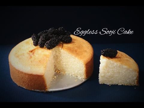Eggless Rava Cake  Semolina Cake