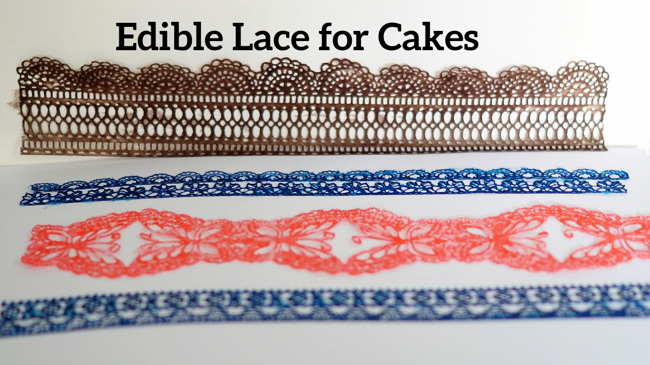 Edible Lace – Edible Lace for Cake – Easy Edible Sugar Lace