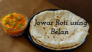 Jowar Roti – Jowar Roti with Belan – Jowar Bhakri – Jolada Roti – Jonna Rotte – Gluten Free Bread