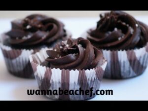 Eggless Chocolate cupcake with Chocolate Whipped Cream