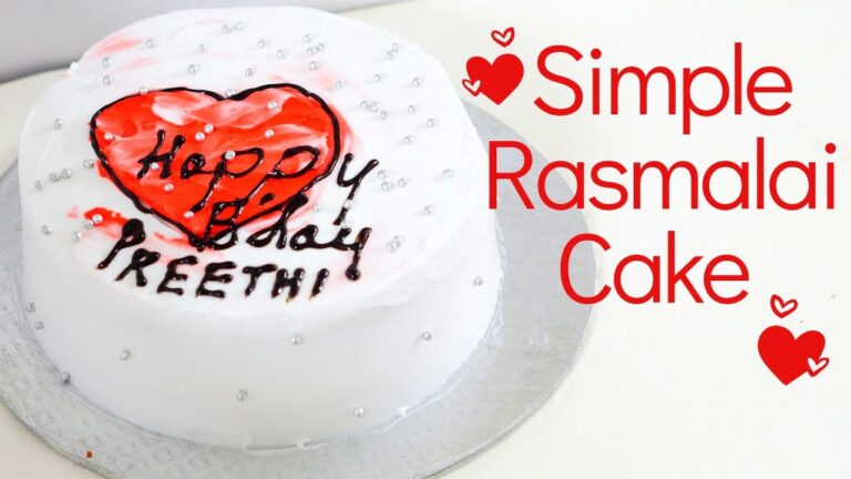 Simple Rasmalai Cake – Eggless Rasmalai Cake