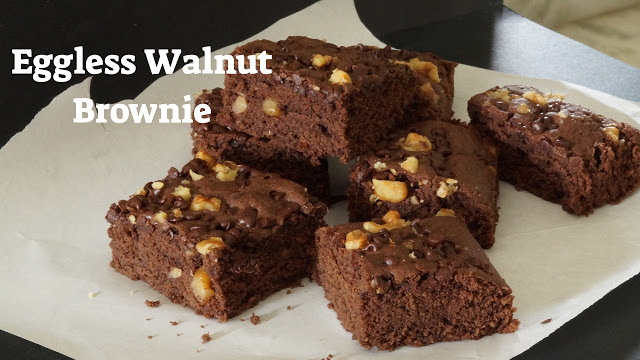 Chocolate Walnut Brownies - Fudgy & Crunchy - Sweetly Cakes