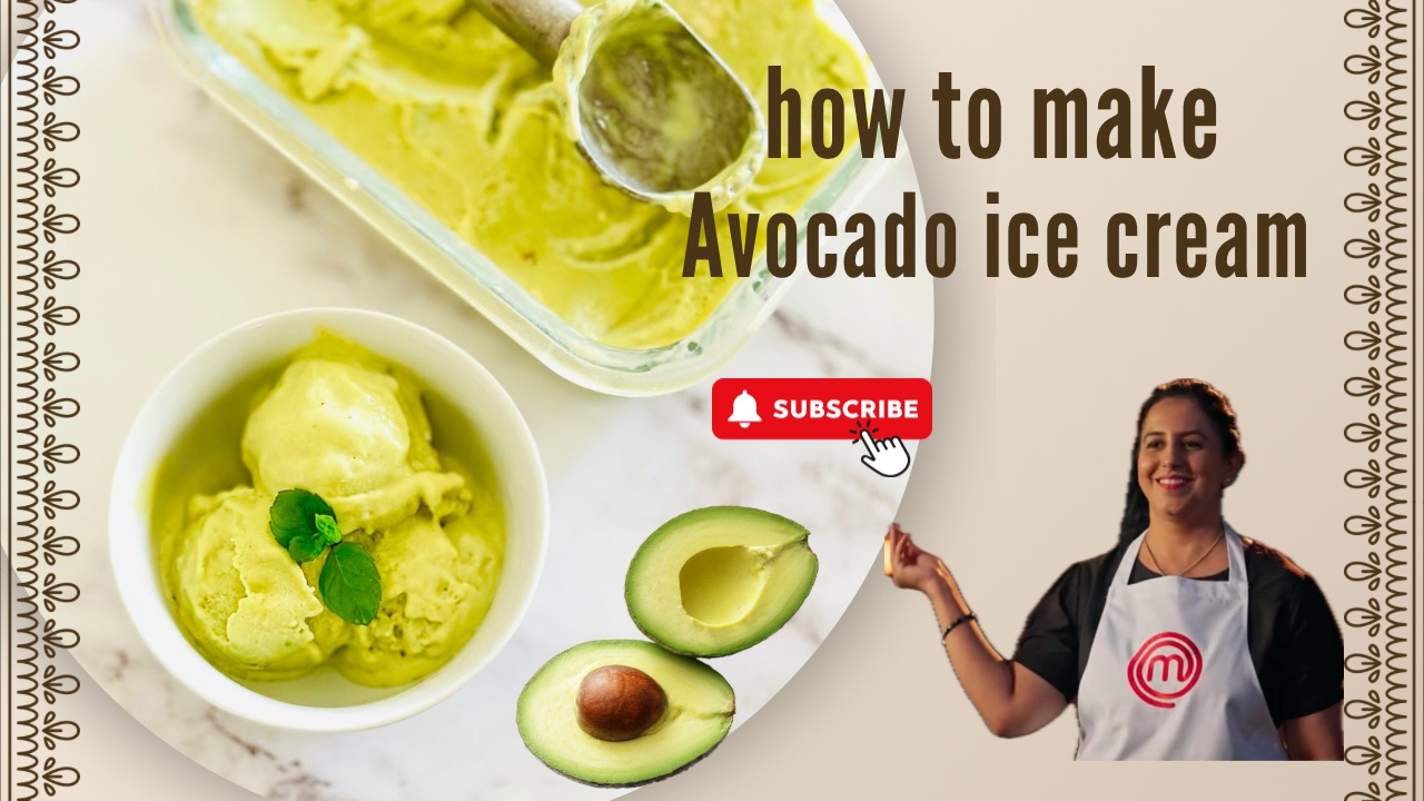 Avocado Ice cream | Creamy Healthy Ice Cream Recipe