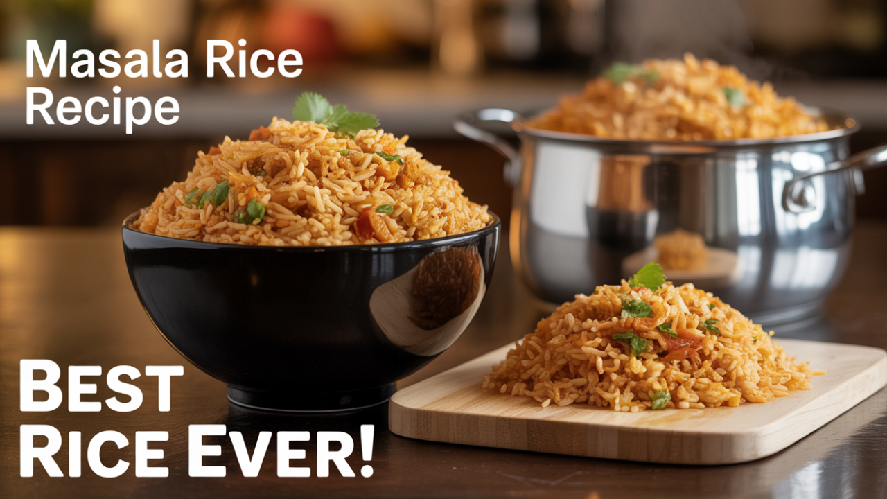 Best Masala Rice Recipe β Spicy and Flavorful One-Pot Indian Dish