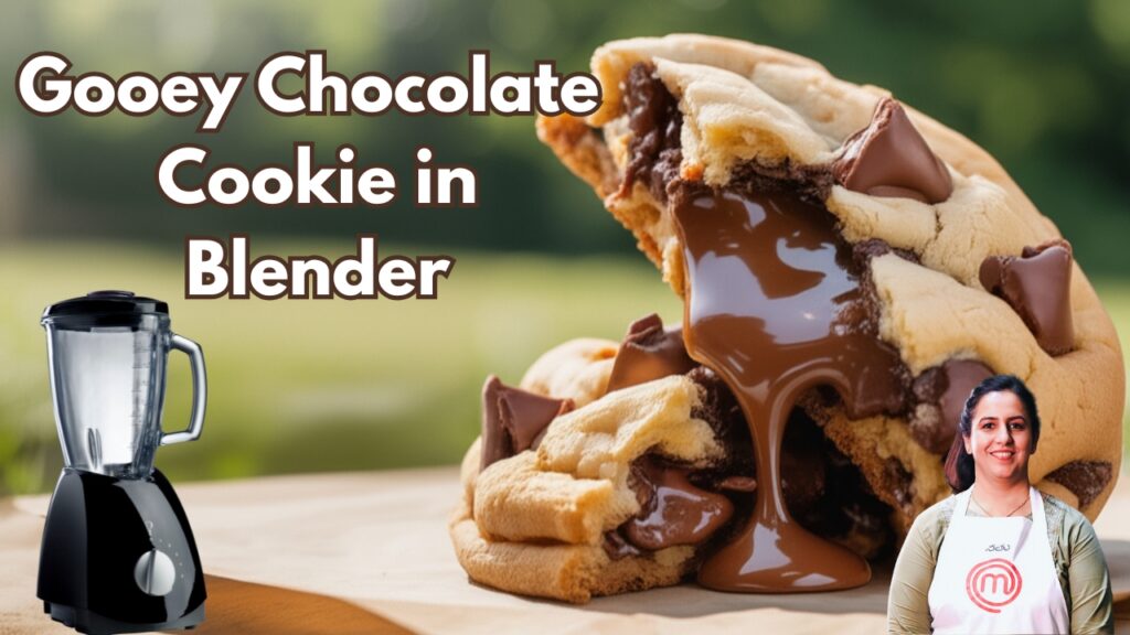 asy eggless chocolate chip cookies made in a blender