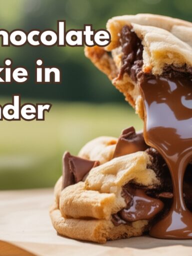asy eggless chocolate chip cookies made in a blender