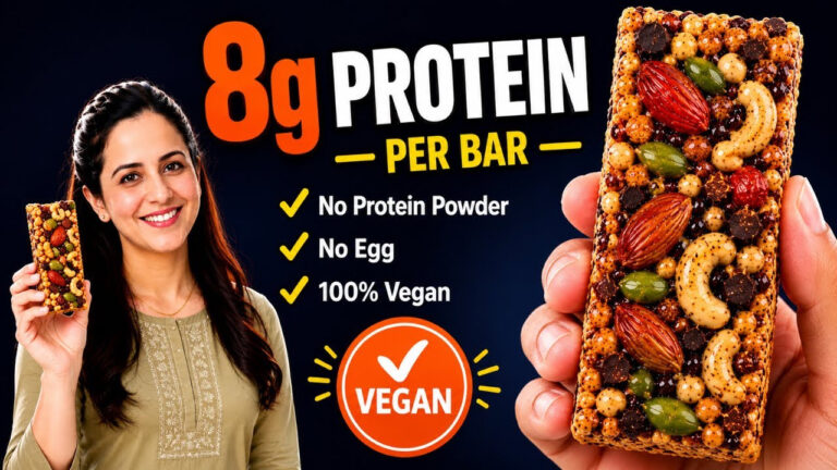 Homemade Protein Bars Without Protein Powder | 8g Protein, Vegan & Gluten Free