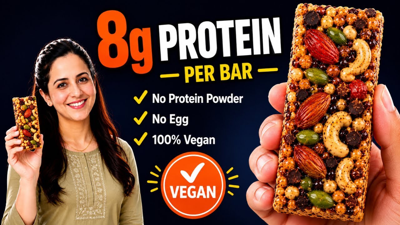 Homemade Protein Bars Without Protein Powder | 8g Protein, Vegan & Gluten Free