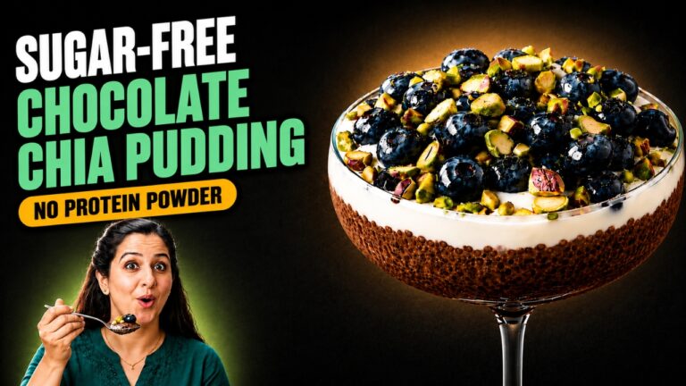 Sugar-Free Chocolate Chia Pudding | High Protein, No Protein Powder