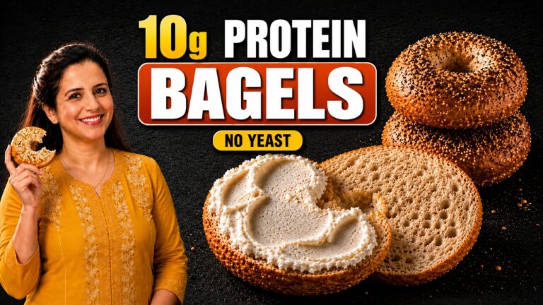 3 Ingredient High Protein Bagels | No Yeast, Easy Greek Yogurt Bagels