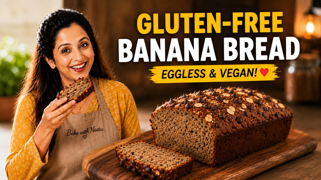 Gluten Free Vegan Banana Bread | No Eggs No Butter No Flour (Oats + Peanut Butter)