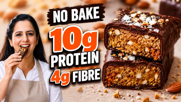 No Bake Protein Bars (10g Protein, No Protein Powder)