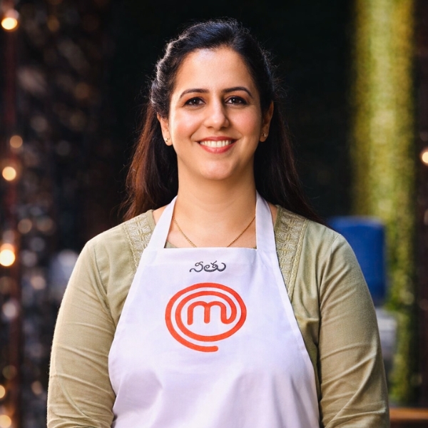 Neetu Sirigiri, baker and founder of Bake With Neetu, in her kitchen