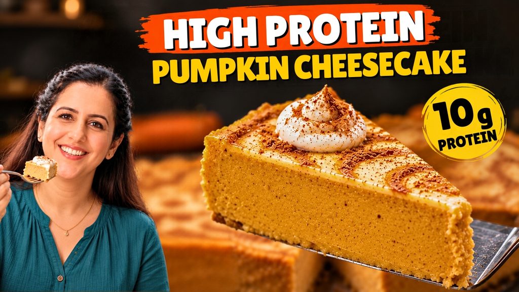 Healthy Pumpkin Cheesecake 